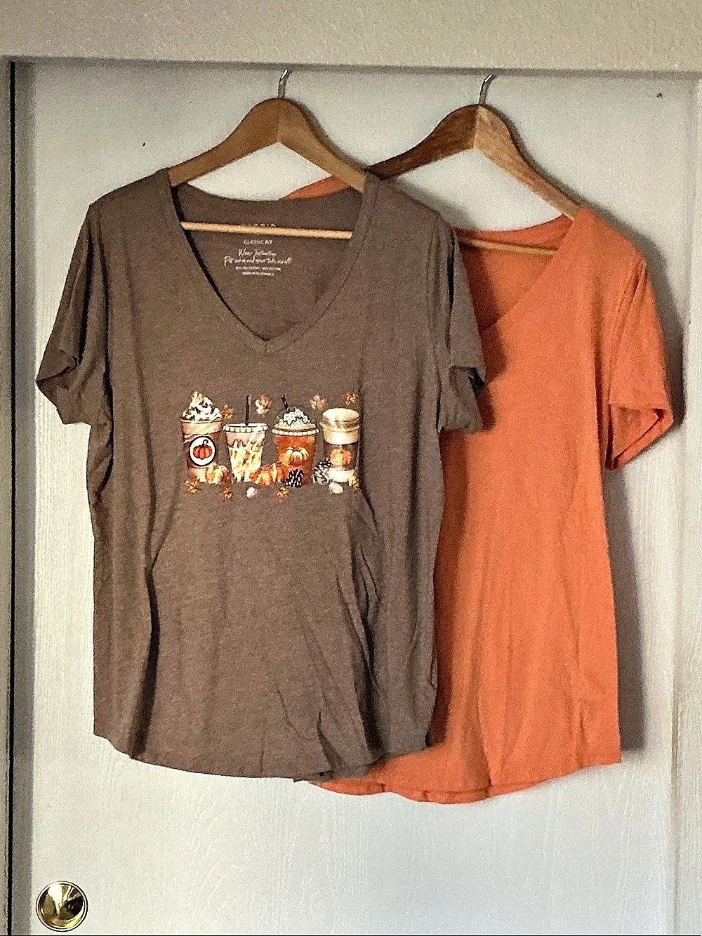 Torrid Classic Fit Pumpkin Spice Coffee Fall Graphic Tee Pumpkin Spice Graphic &